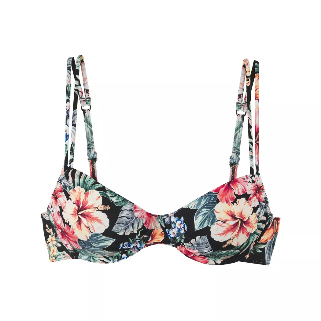 Lascana Bikini Top Black 42C