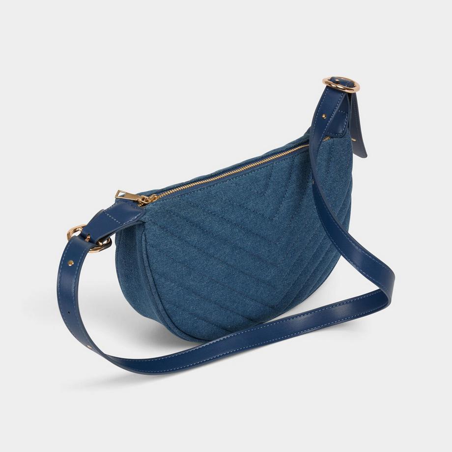 MORGAN Sac Bandoulière en Denim Matelassé  
