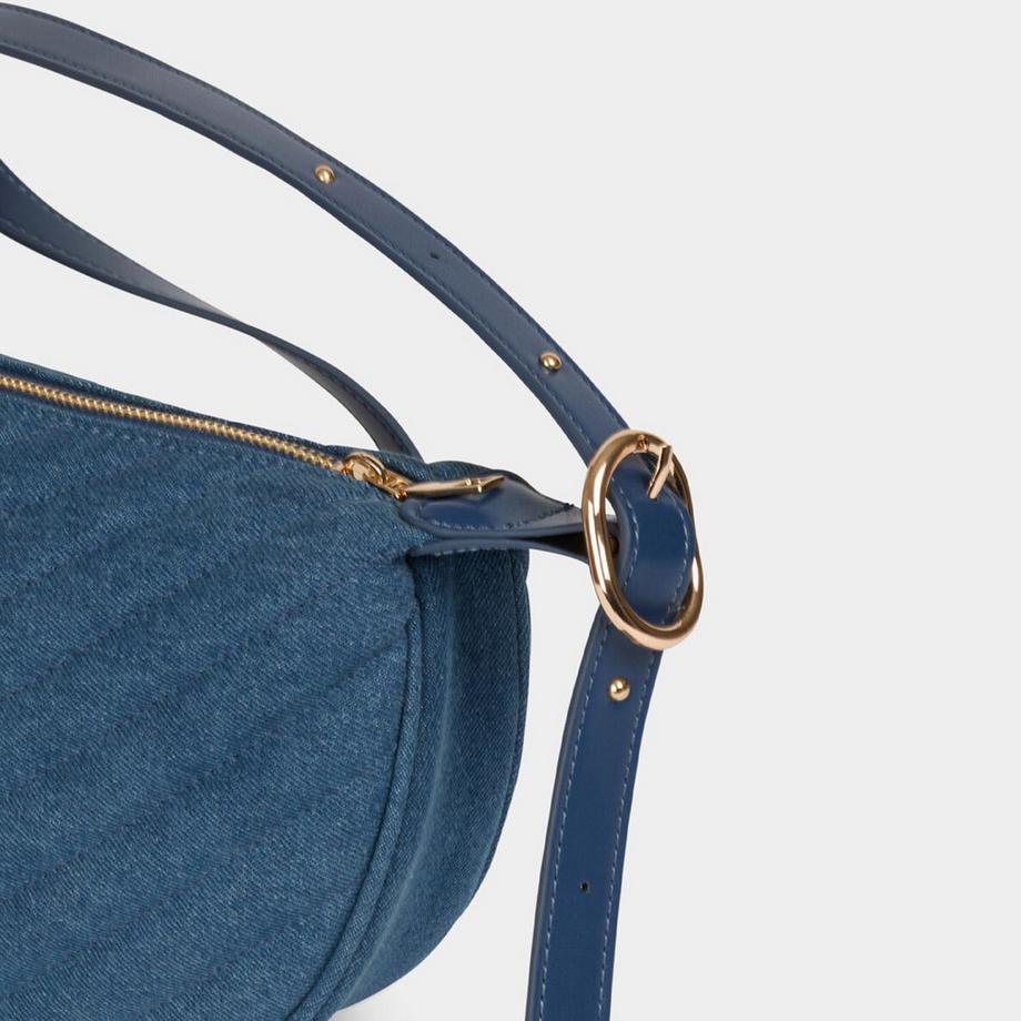 MORGAN Sac Bandoulière en Denim Matelassé  