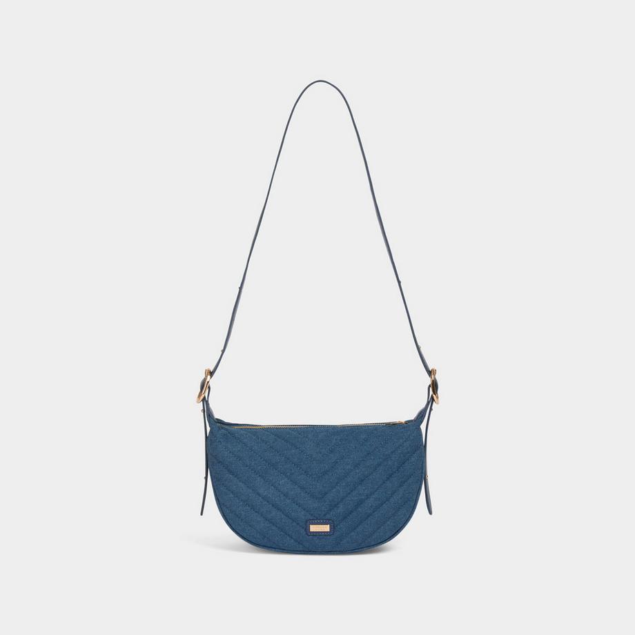 MORGAN Sac Bandoulière en Denim Matelassé  
