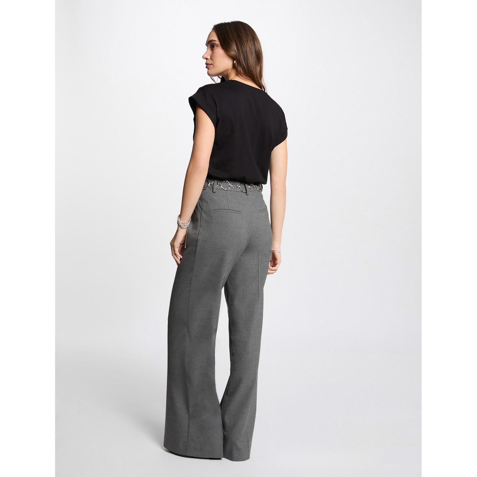 MORGAN T-Shirt Nieten Love Print  