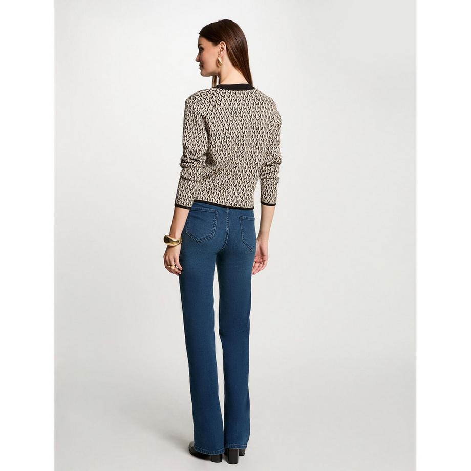 MORGAN Gilet Motif Monogramme  