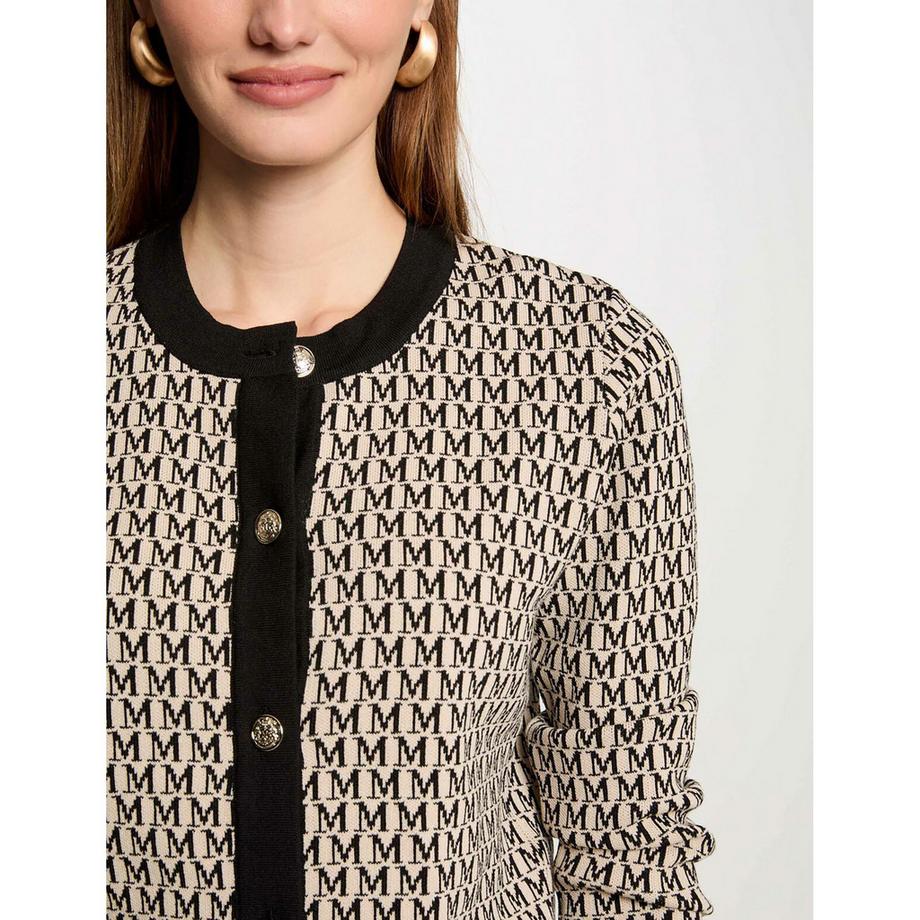 MORGAN Gilet Motif Monogramme  