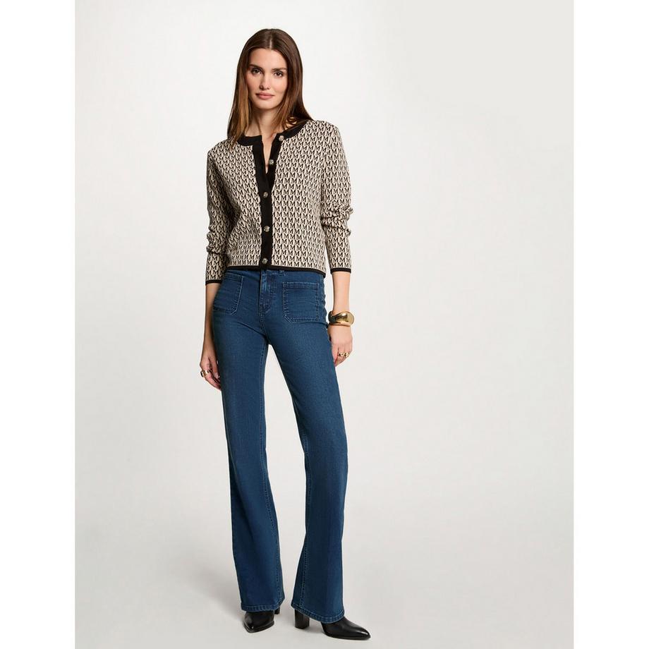 MORGAN Gilet Motif Monogramme  