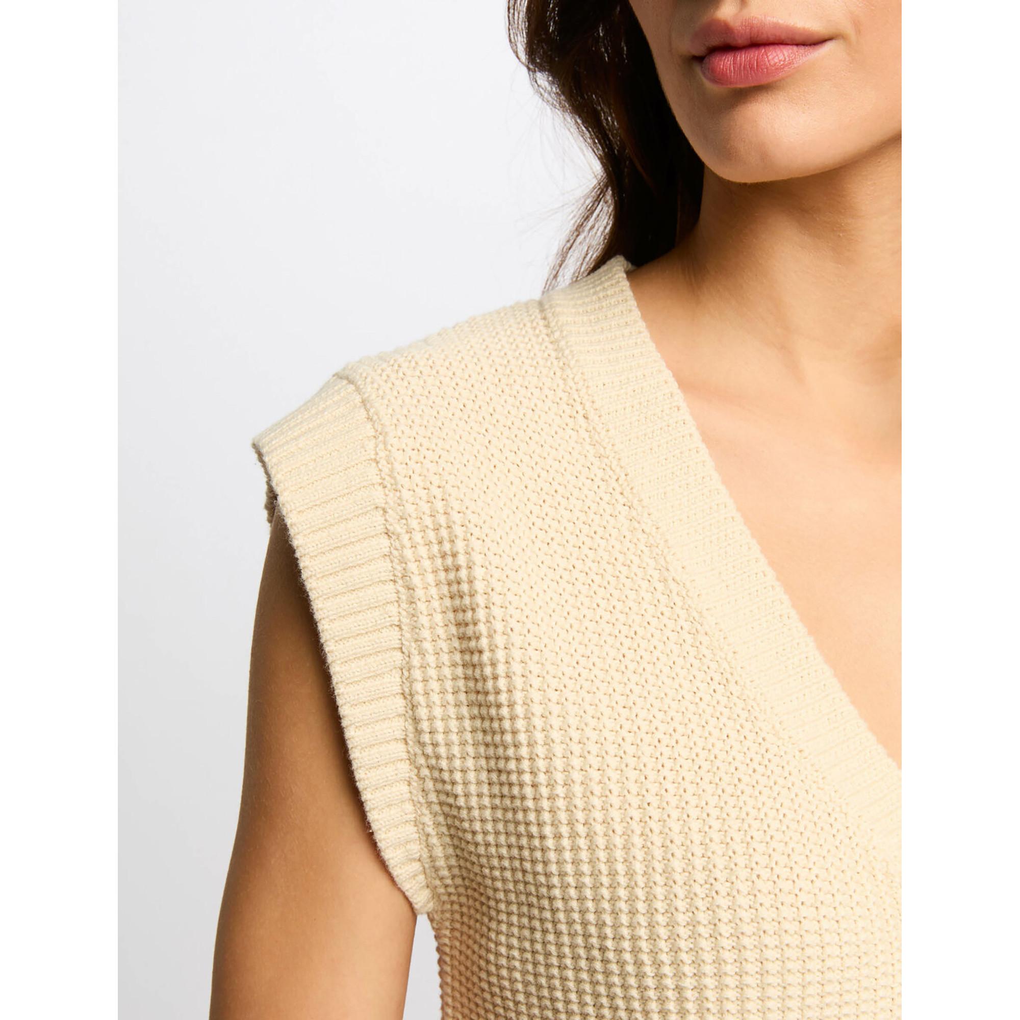 MORGAN Ärmelloses Strickgilet  