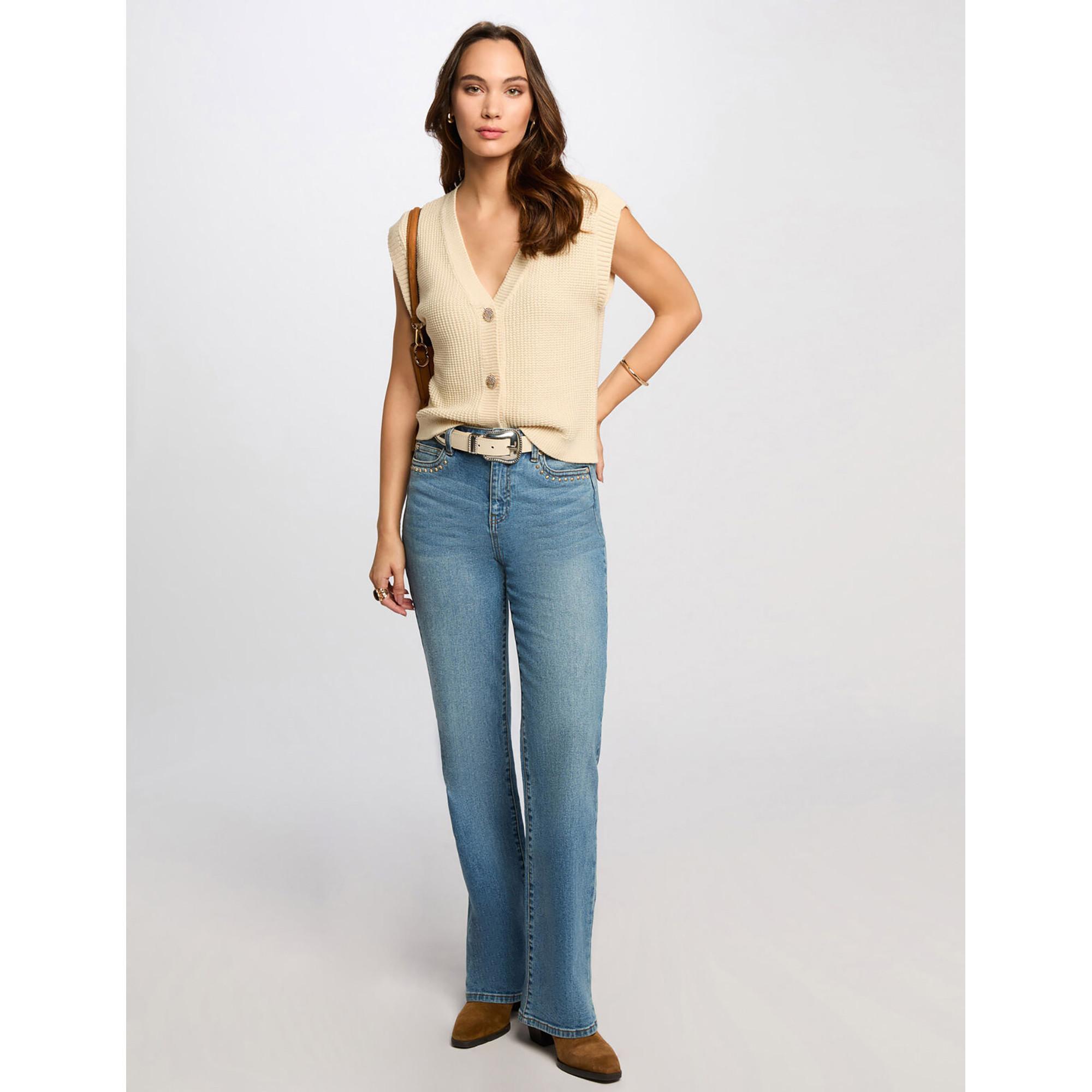 MORGAN Ärmelloses Strickgilet  