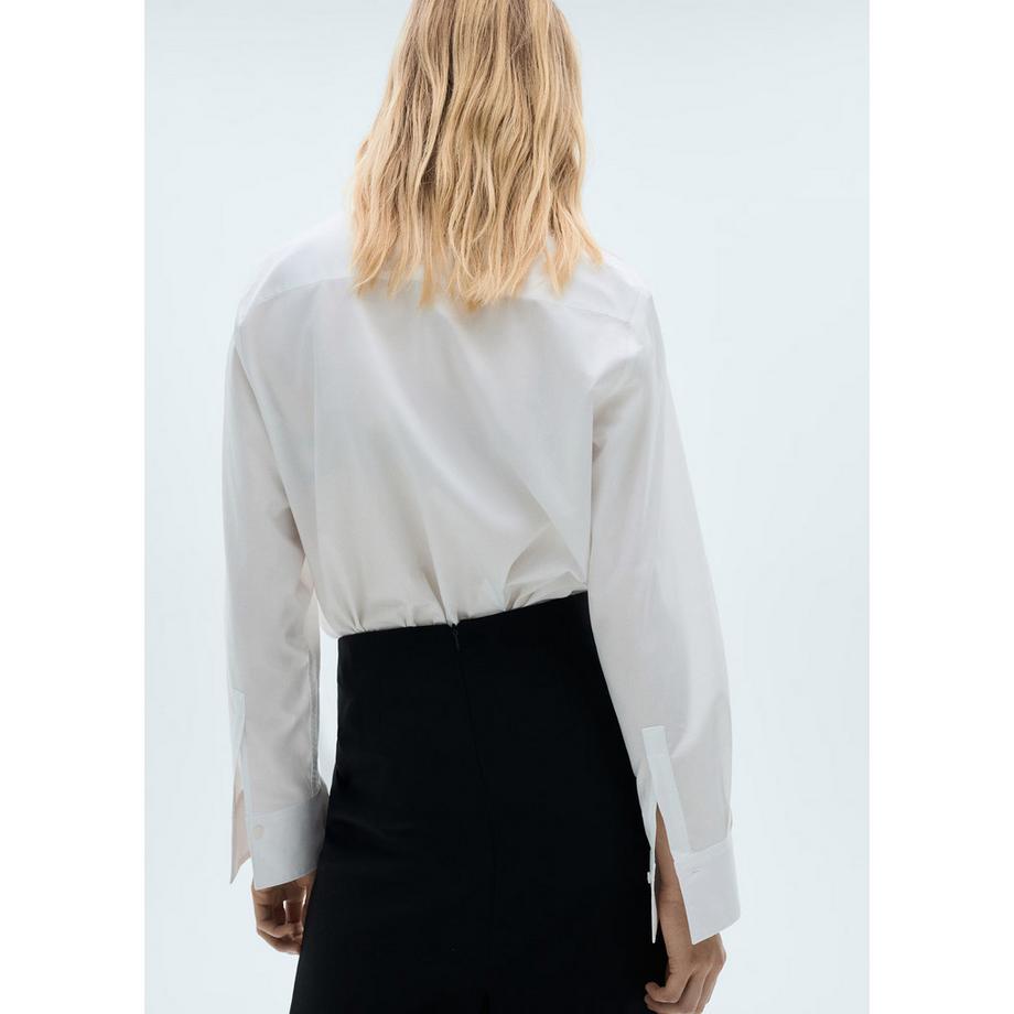 MANGO Regu Regular Fit Camicetta Maniche Lunghe  