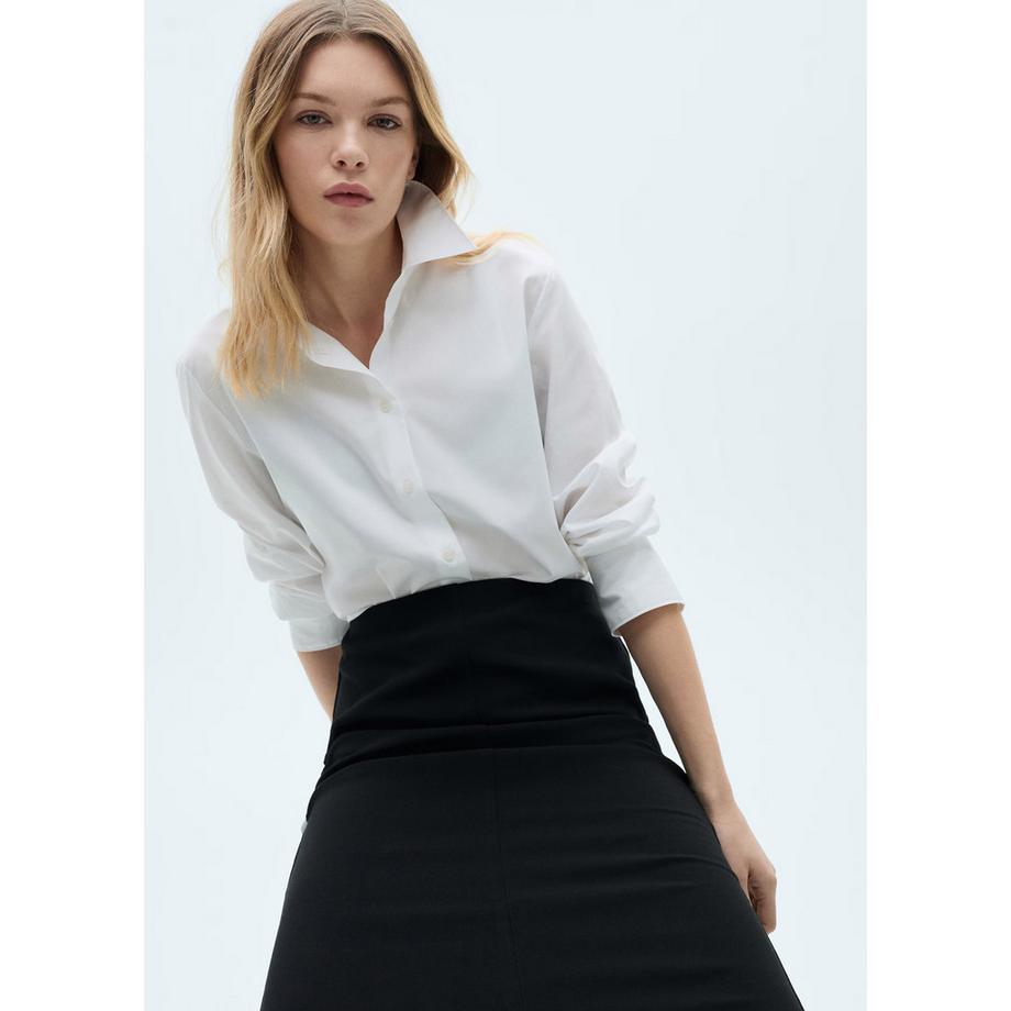 MANGO Regu Regular Fit Camicetta Maniche Lunghe  