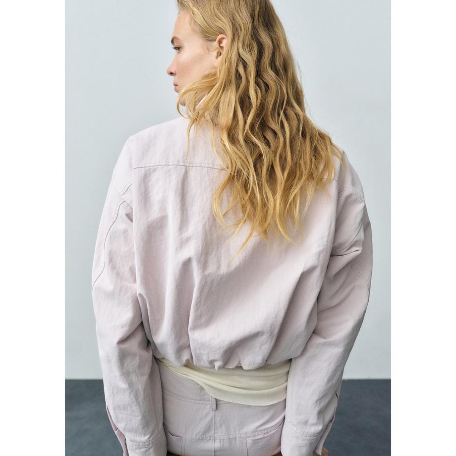 MANGO AMALIA Oversized Jeansjacke  