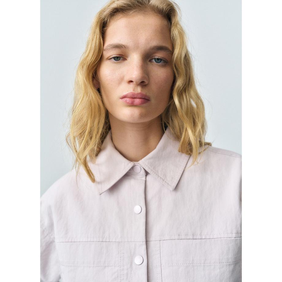 MANGO AMALIA Oversized Jeansjacke  