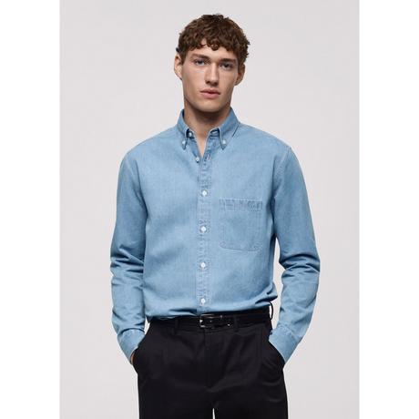 Mango Man DENIM Camicia a maniche lunghe 