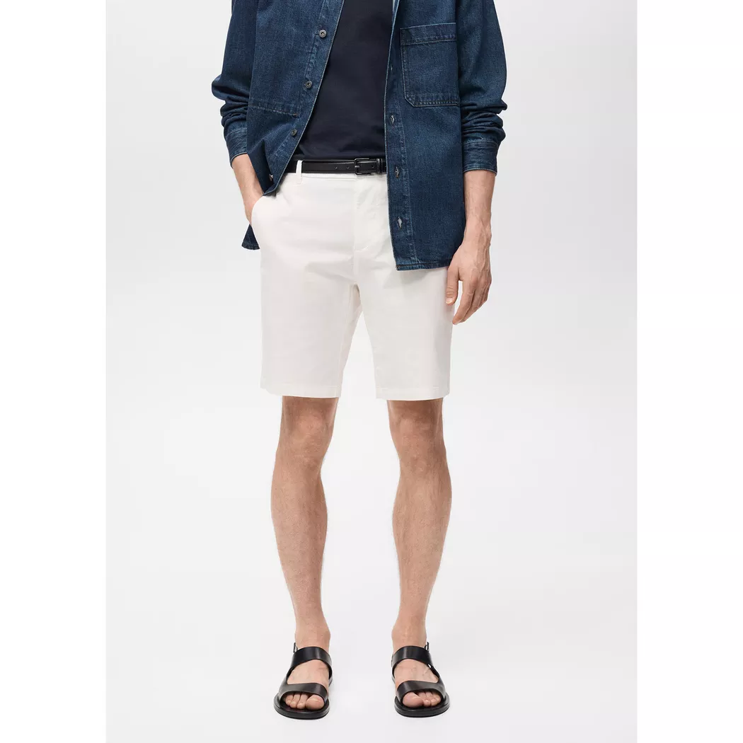 Mango Man - Shorts, für Herren, Weiss, Größe 42