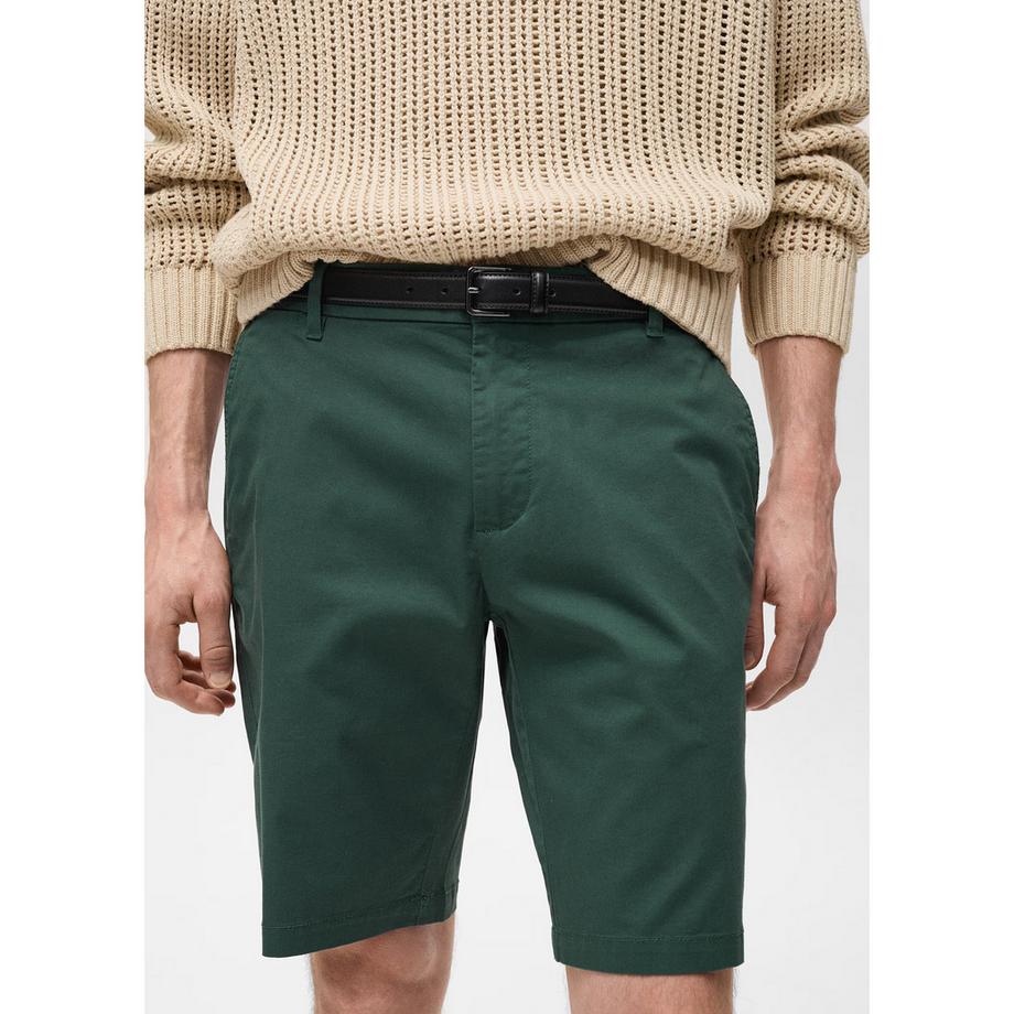 Mango Man Gracia Slim Fit Chino Shorts  