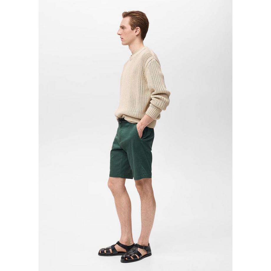 Mango Man Gracia Slim Fit Chino Shorts  