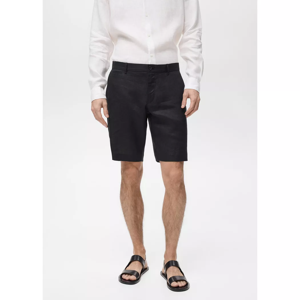 Mango Man - Shorts, für Herren, Black, Größe 38