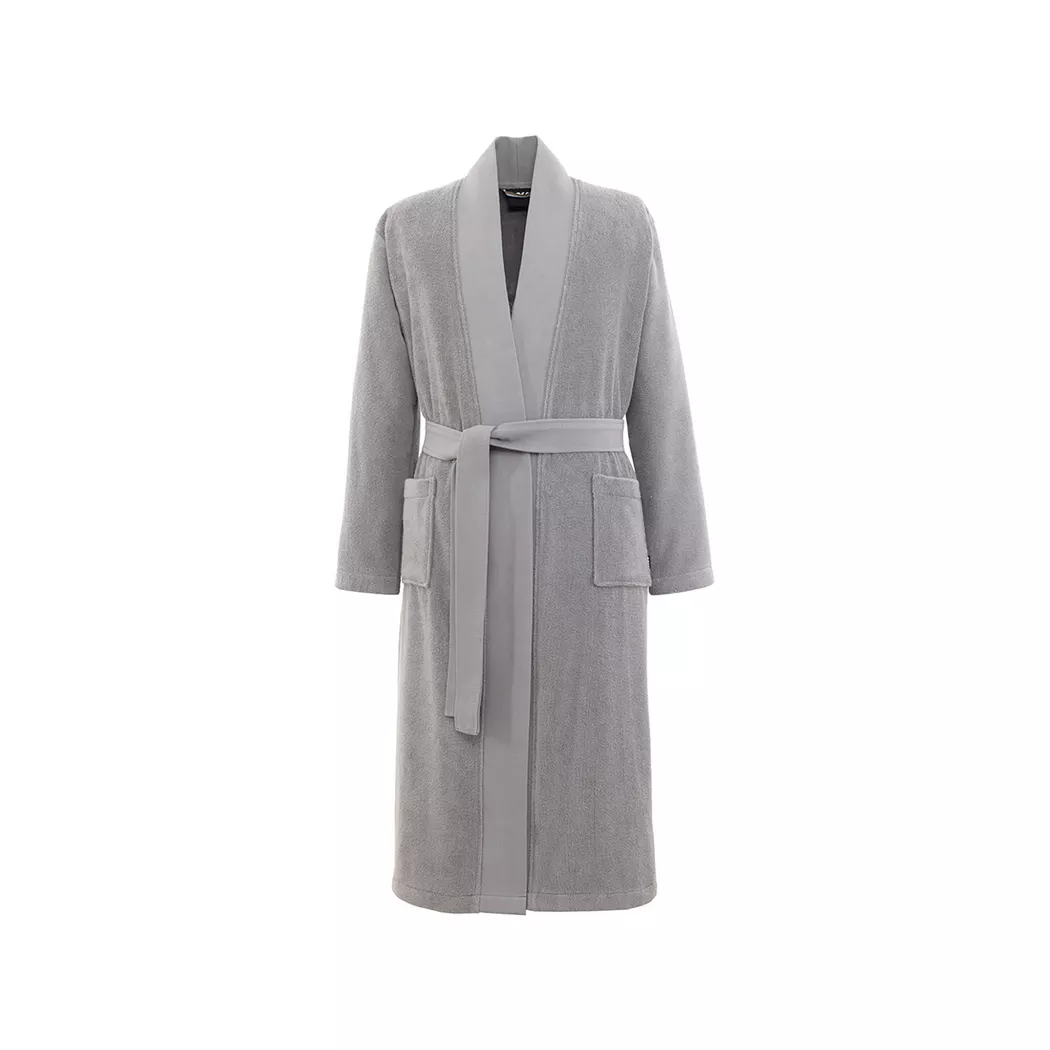 Hugo Boss - Bademantel, unisex, für Damen, Silber, Größe S