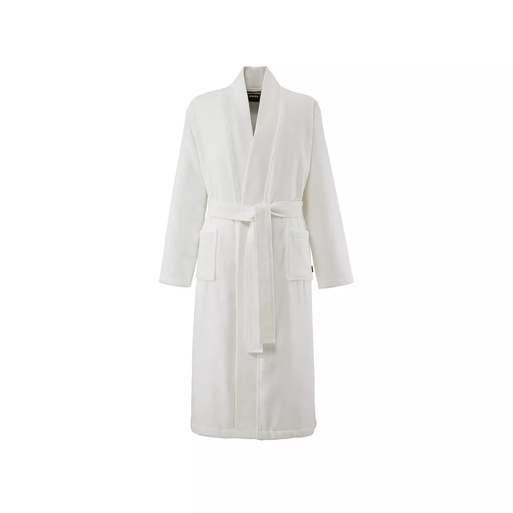 Hugo Boss - Bademantel, unisex, für Damen, Weiss, Größe M