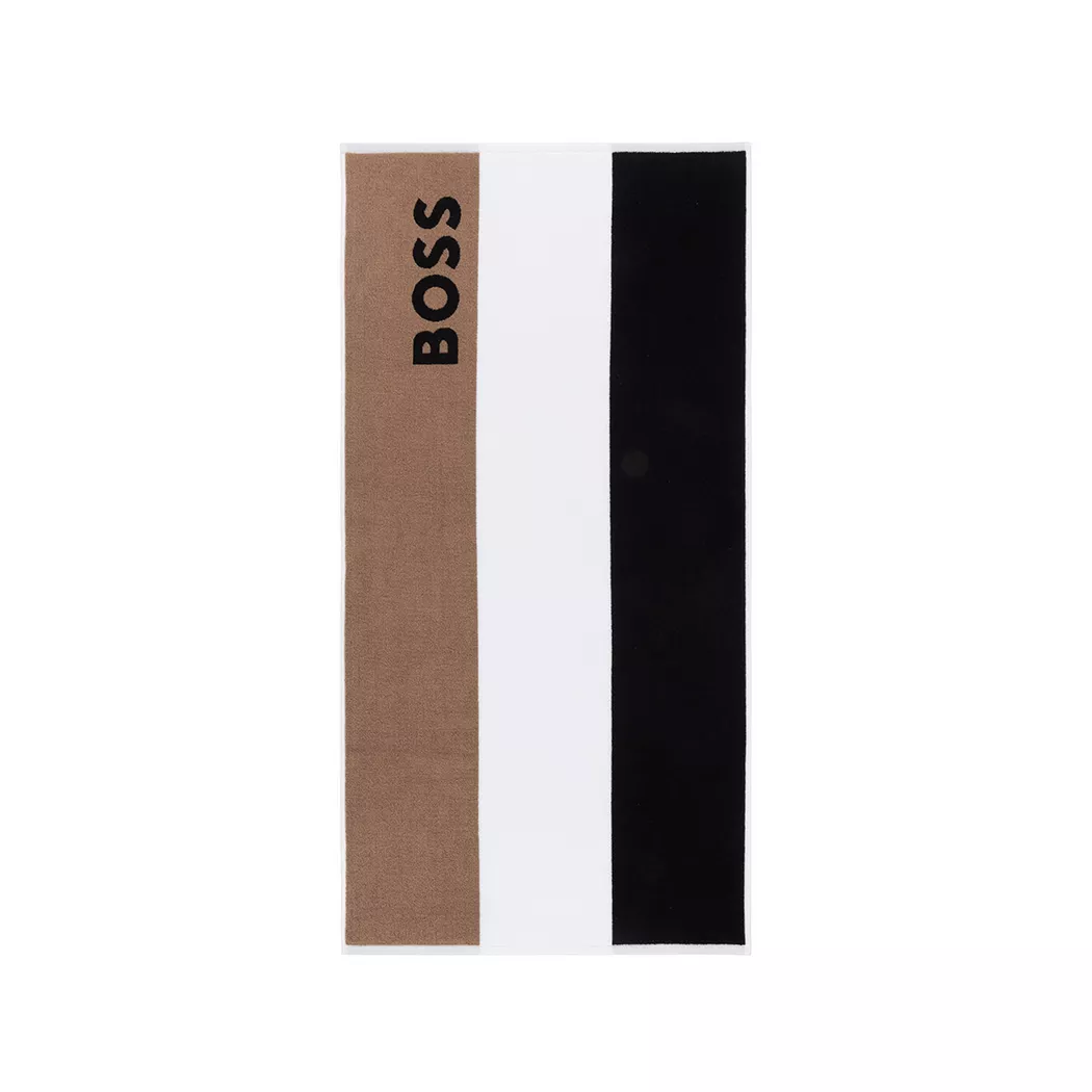 Hugo Boss - Badetuch, 100x150 cm, Camel