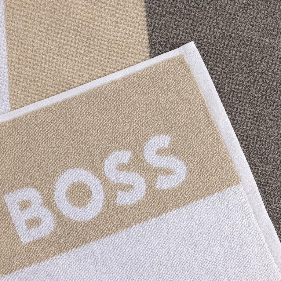 HUGO BOSS Gästehandtuch Stripes 