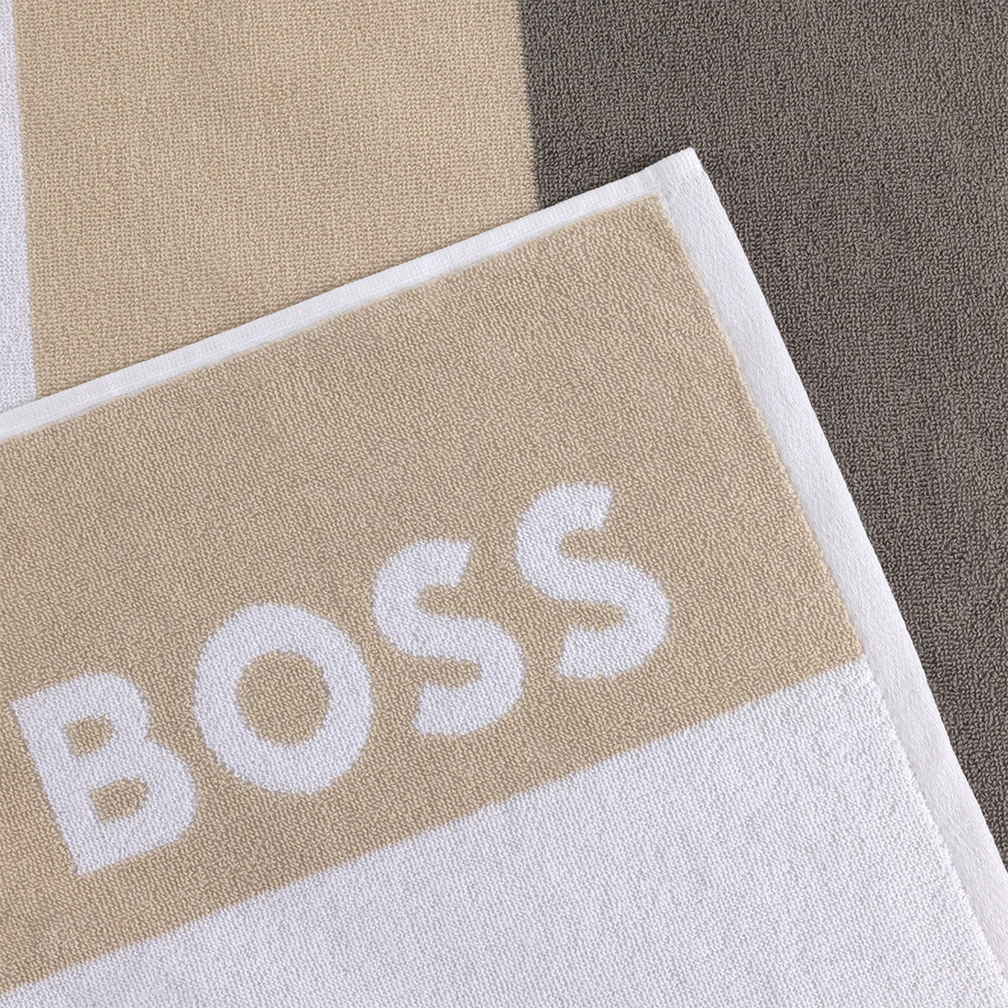 HUGO BOSS Serviette de bain Stripe 