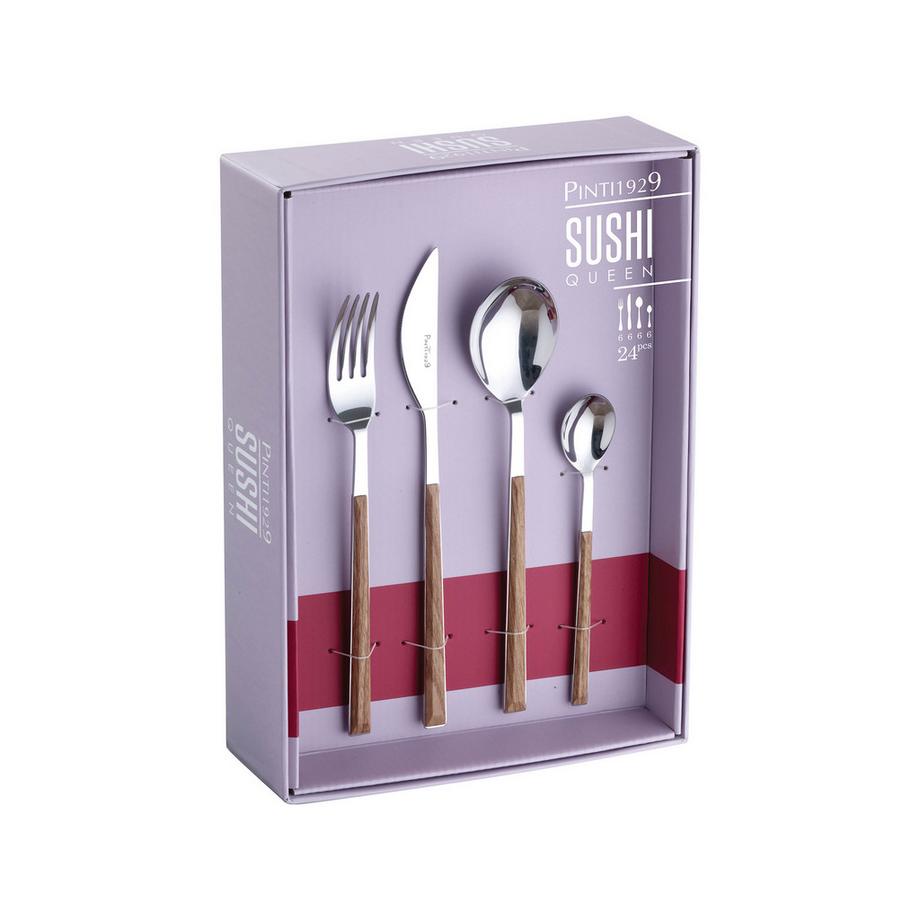 Pintinox Besteck-Set, 24-teilig Sushi Queen 