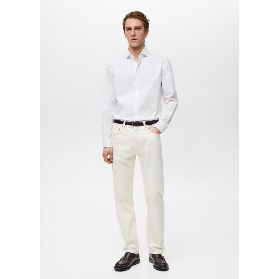 Mango Man DONOSTI Rayures Fines Regular Fit Chemise Manches Longues  