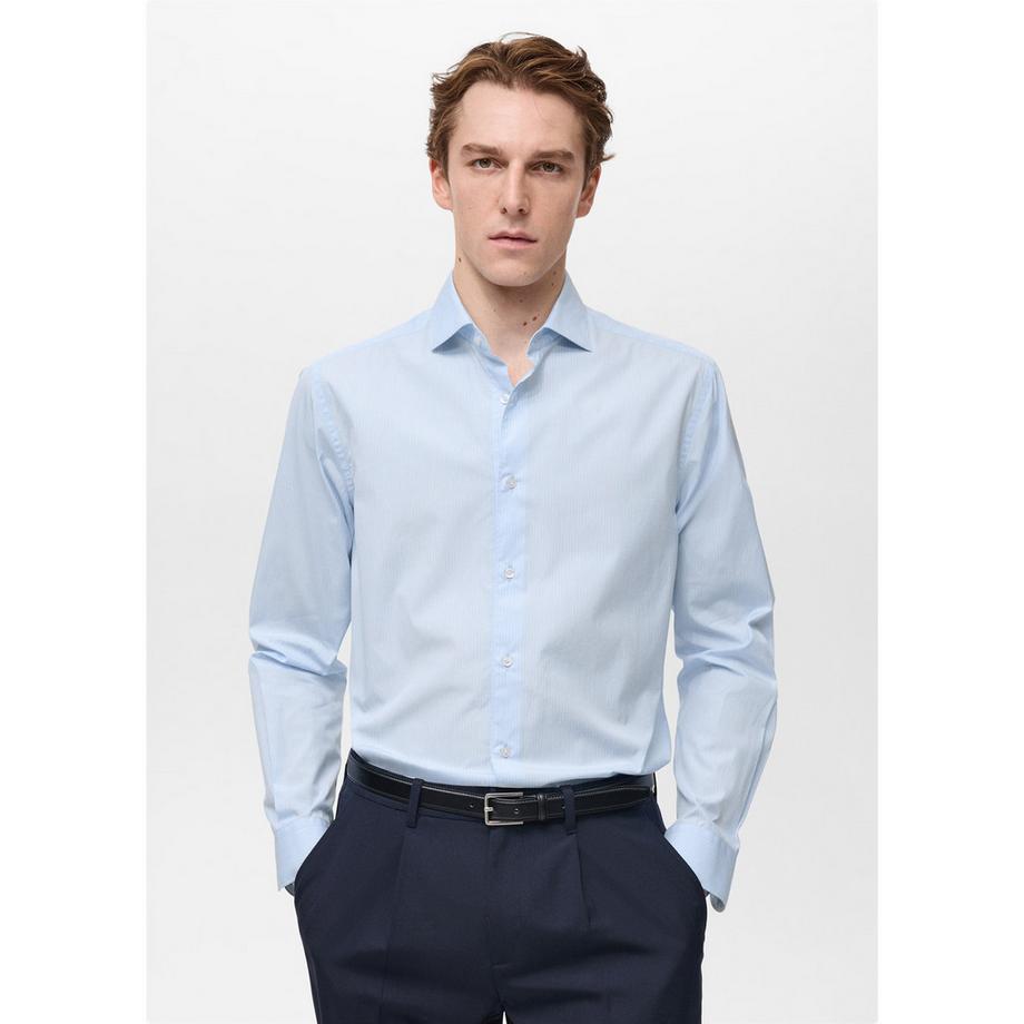 Mango Man DONOSTI Nadelstreifen Regular Fit Langarmhemd  