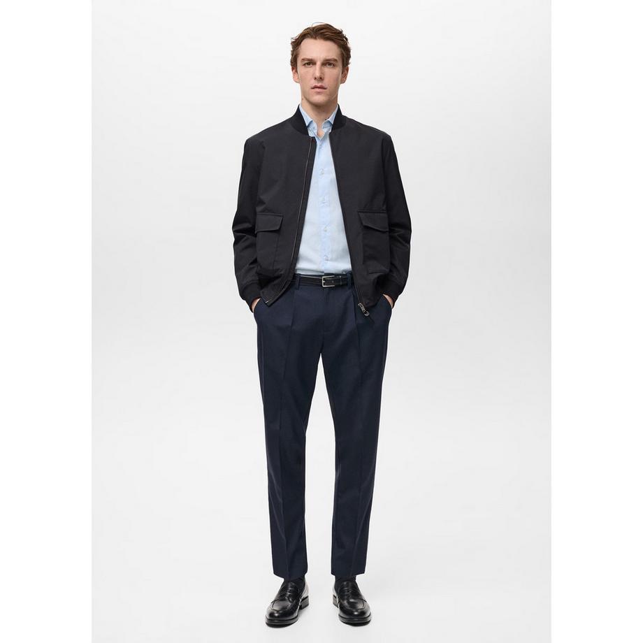 Mango Man DONOSTI Nadelstreifen Regular Fit Langarmhemd  