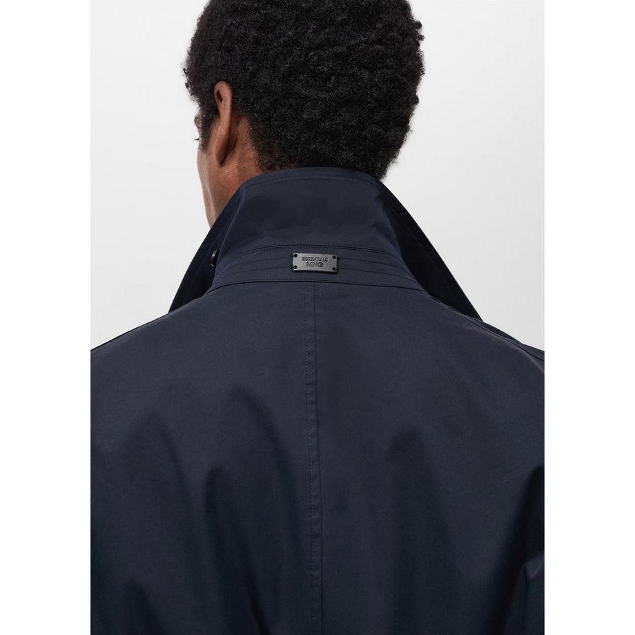 Mango Man Wasserabweisende Baumwolljacke  