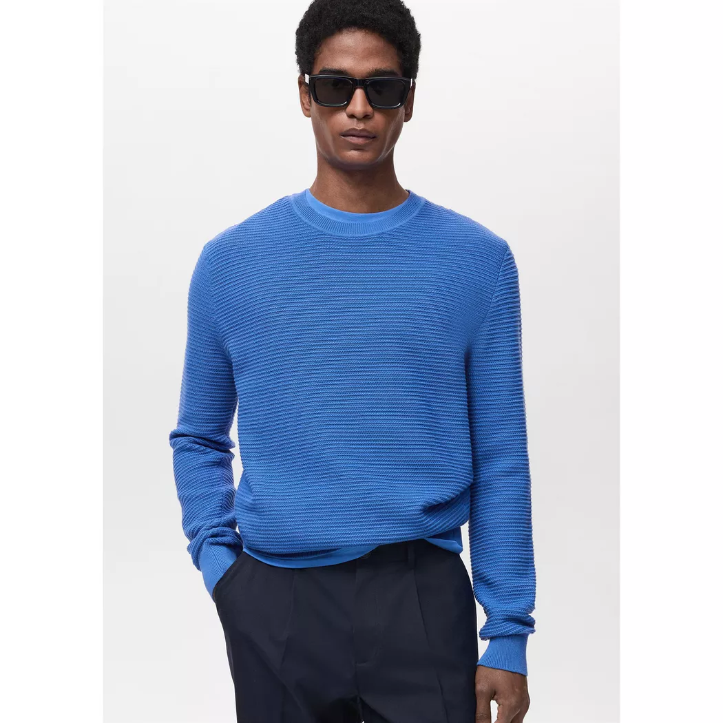 Mango Man - Pullover, für Herren, Hellblau, Größe S