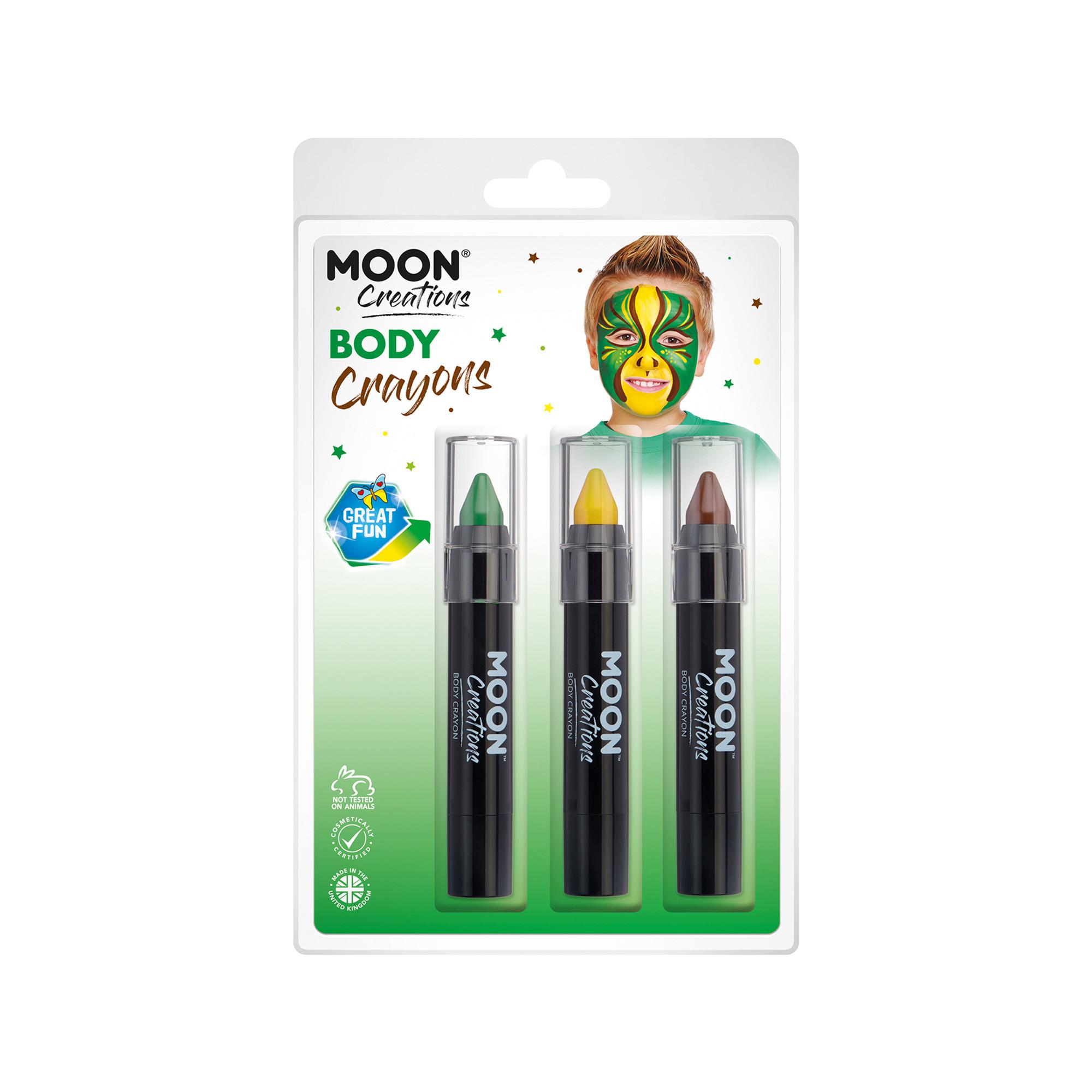 Moon  Jungle Body Crayons Set 