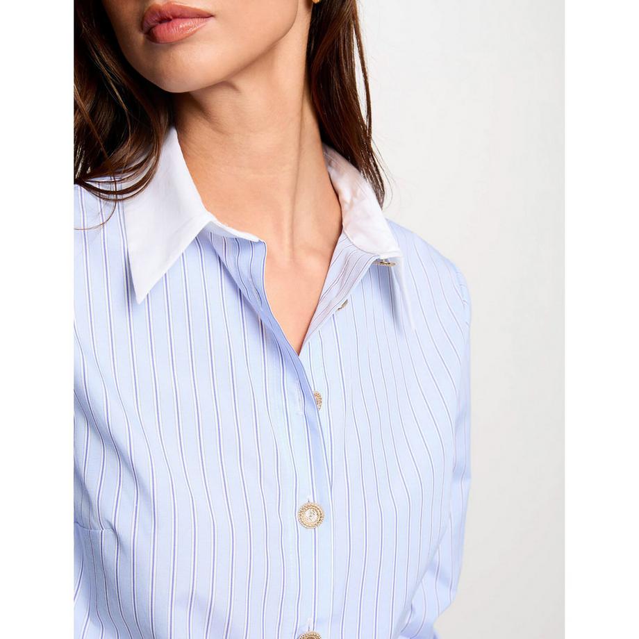 MORGAN Camicia a Righe Maniche Lunghe  