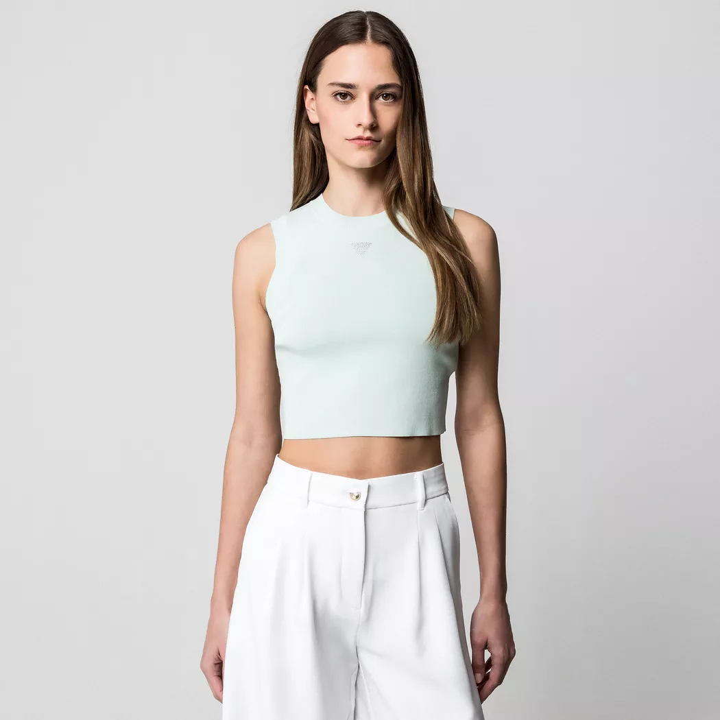 Guess - T-Shirt, für Damen, Olivegrün, Größe S