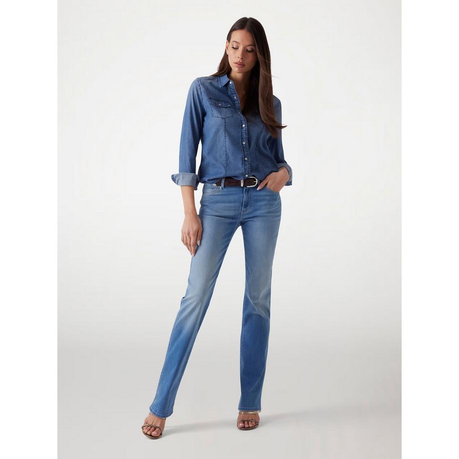 GUESS Regular Fit Straight Leg Jeans  