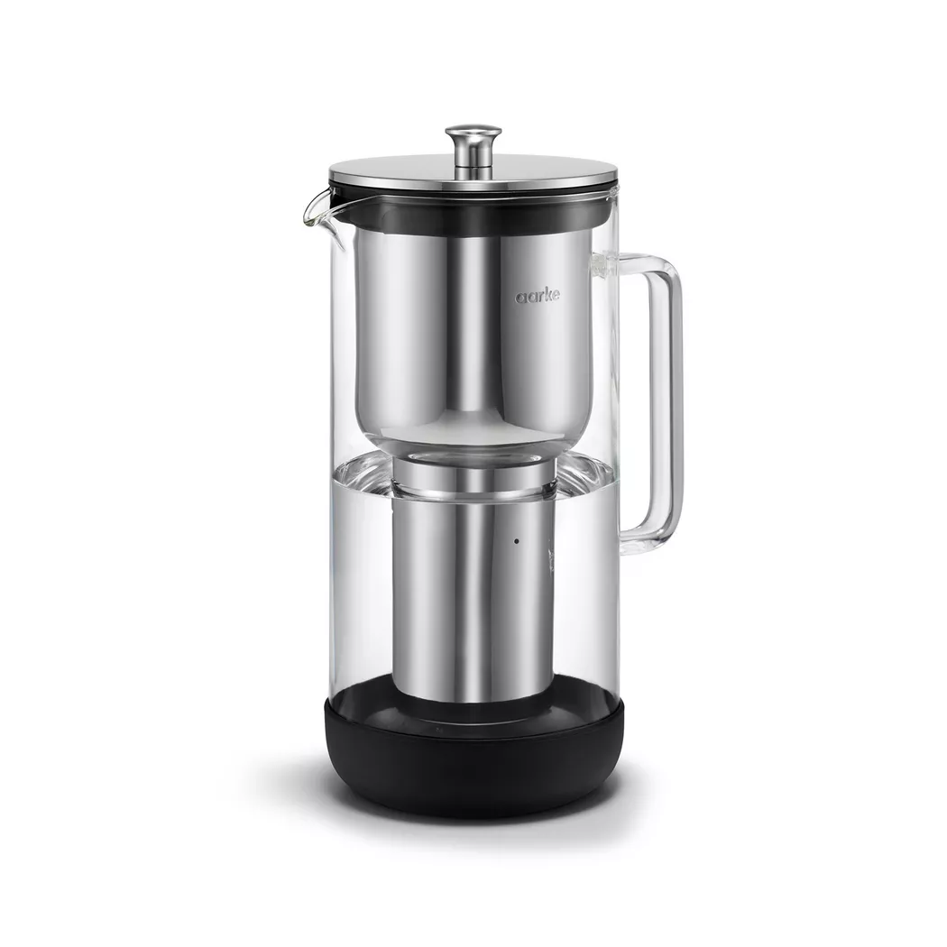 Aarke Wasserfilter Water Filter Pitcher Chrome 1.18L 2