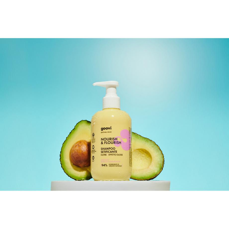 Goovi  NOURISH & FLOURISH - Shampoo setificante 