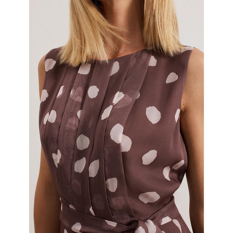 Phase Eight Maxine Polka Dot Chiffon Jumpsuit  