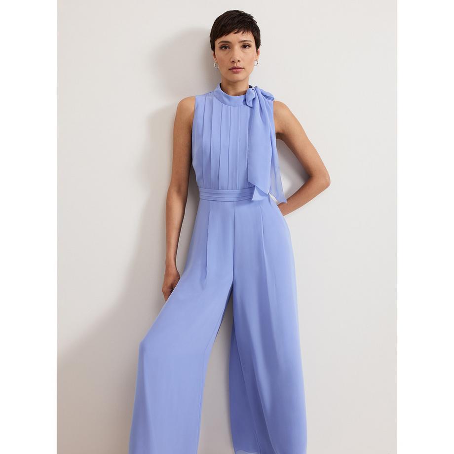 Phase Eight Lucie Ärmelloser Jumpsuit mit weitem Bein und Schleife  