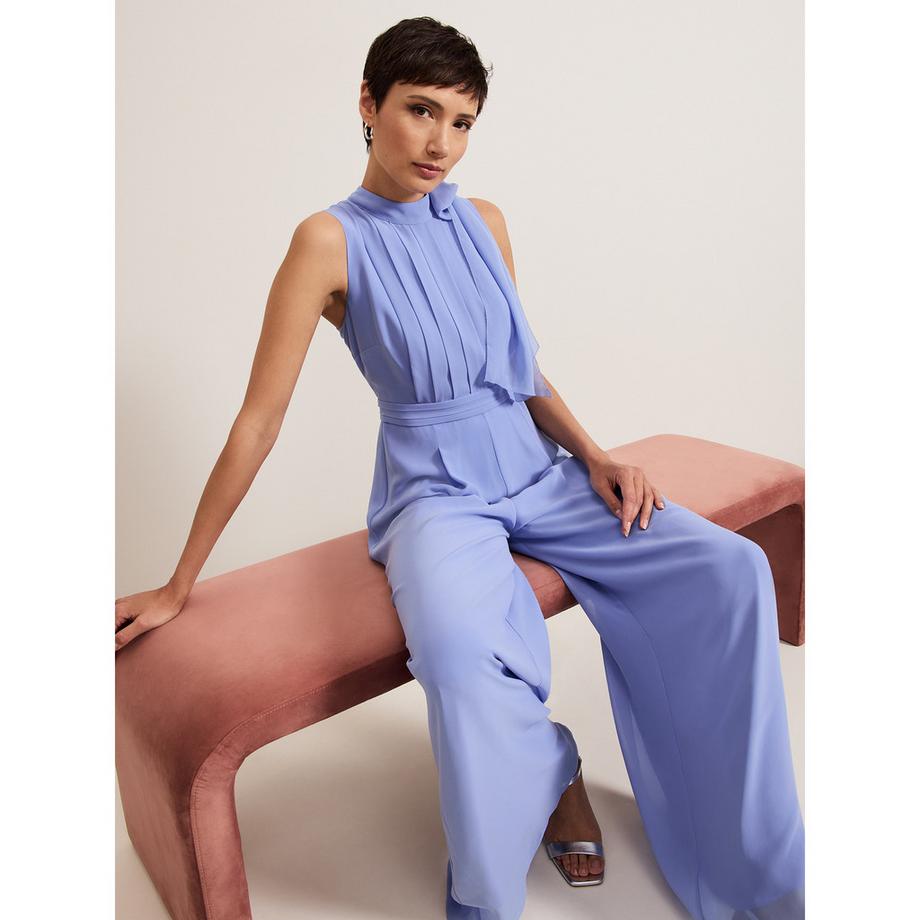 Phase Eight Lucie Ärmelloser Jumpsuit mit weitem Bein und Schleife  