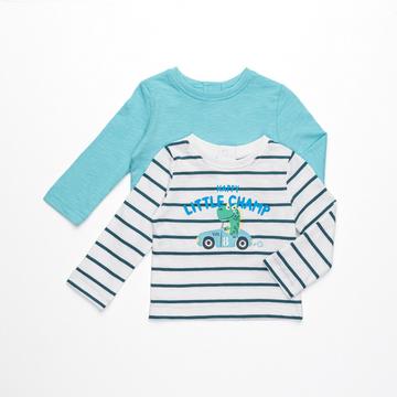 Lot de 2 T-shirts, manches longues