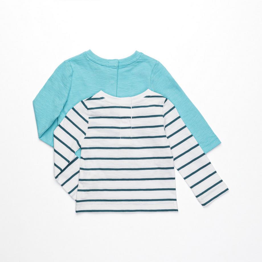 Manor Baby  Lot de 2 T-shirts, manches longues 