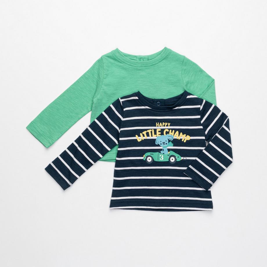 Manor Baby  Lot de 2 T-shirts, manches longues 