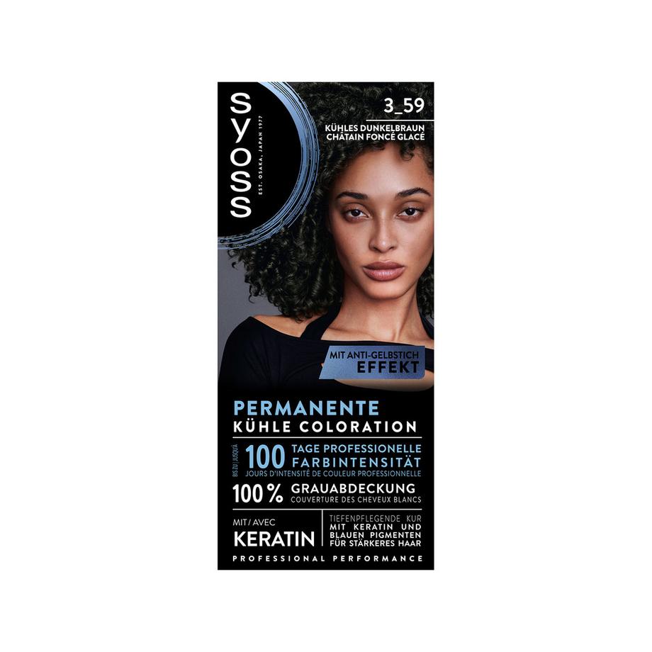 syoss  Coloration 3_59 Kühles Dunkelbraun 