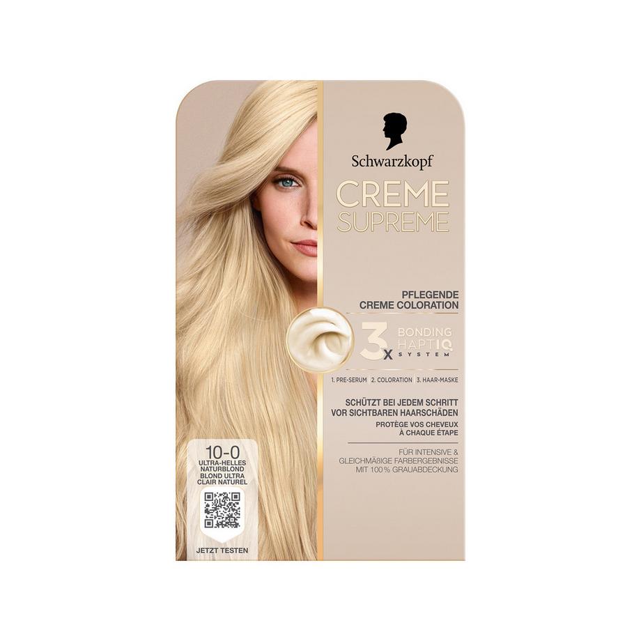 Creme Supreme  Coloration 10-0 Blond naturel ultra clair 