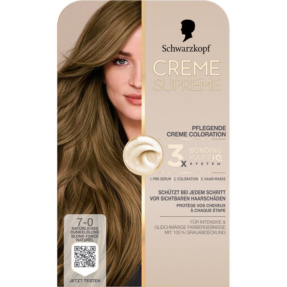 Creme Supreme  Coloration 7-0 Blond foncé naturel 