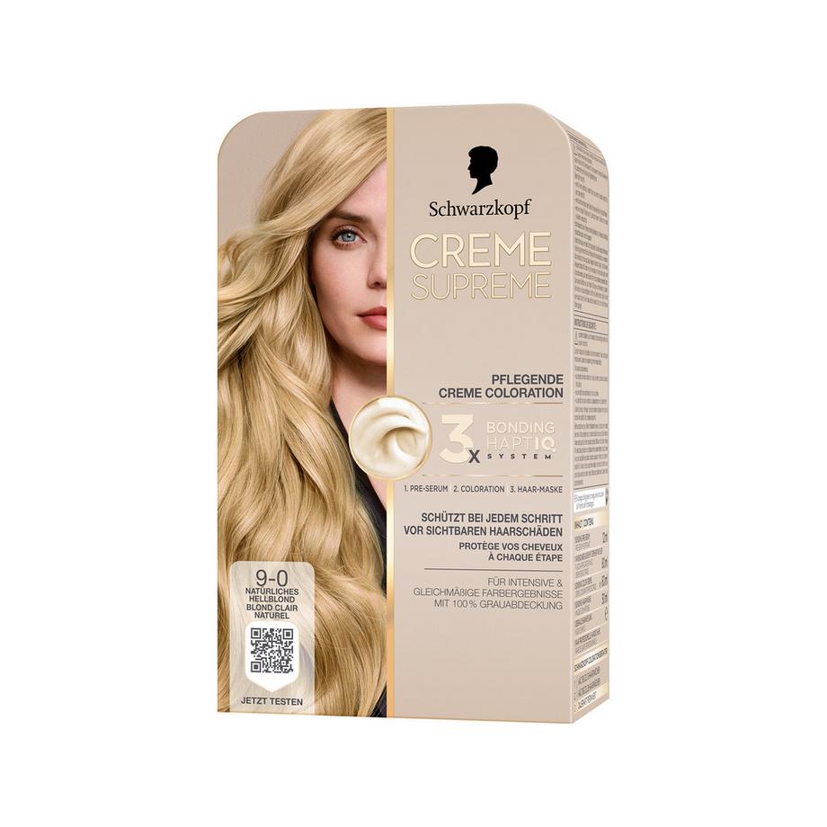 Creme Supreme  Coloration 9-0 Natürliches Hellblond 