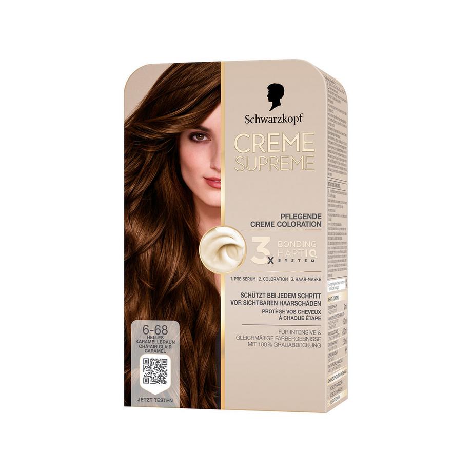 Creme Supreme  Coloration 6-68 Marrone caramello chiaro 