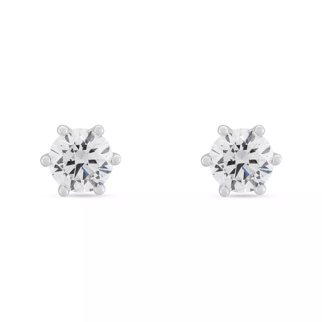 Studio Marquise - Ohrringe, Labordiamanten, One Size, Weissgold