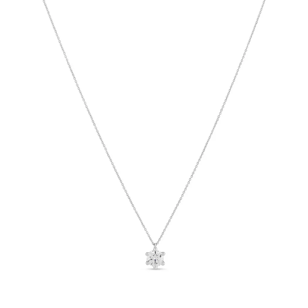 Studio Marquise - Halskette, Labordiamanten, 45cm, Weissgold