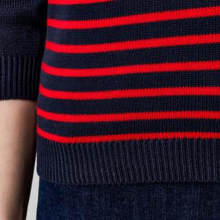 Manor Woman Maglione a Righe Maniche 3/4  